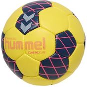 hummel Handball Hmlclassic Erwachsene Größe 3, Hochleistungsschale (PU), Handgenäht, Aufgeblähte Blase, Geeignet für Resin, blau