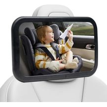 Bild für Spiegel Auto Baby Großer, 360° Autospiegel Baby Rücksitz Bruchsicherer, Großes Sichtfeld, Klares Bild, Geeignet für allerlei Kopfstützen (30x19cm)