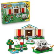 LEGO Animal Crossing Eugens Museumssammlung (77056), Bauset mit Minifiguren, Triceratops-Fossil und anpassbarem Museum, für Kinder ab 7 Jahren