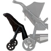 TFK Zweitsitz & Geschwistersitz Shuttle für Mono 3, Mono 4 & Pro - Schwarz, mit 5-Punkt-Gurt, Hochklappfunktion und zusätzlichem Radensemble für mehr Beinfreiheit