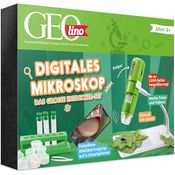 FRANZIS 67184 - GEOLINO Das digitale Mikroskop - 1.000-fache Vergrößerung, kabellose Bildübertragung, inkl. Forscherbuch - Für Kinder ab 8 Jahren