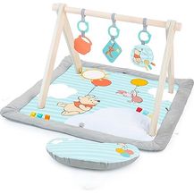 Bild für Bright Starts Disney Winnie PUUH Once Upon a Tummy Time Baby Aktivitätenmatte mit Holz-Spielzeugstange