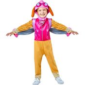 Rubie's Paw Patrol Deluxe Skye Kleinkindkostüm, Verkleidung für Kinder, Größe 2-3 Jahre, umfasst Overall, Hut und Rucksack, lizenziert für Halloween