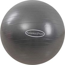 Bild für BalanceFrom Anti-Burst and Slip Resistant Exercise Ball Yoga Ball Fitness Ball Birthing Ball with Quick Pump, 2,000-Pound Capacity (58-65cm, L, Gray)