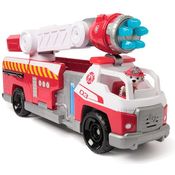 Spin Master Paw Patrol-Fire Rescue-Deluxe Feuerwehr, Spielzeugauto, lizenziertes Feuerwehrfahrzeug, bunt, 13,34 cm hoch