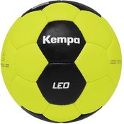 Kempa Handball Leo, strapazierfähiger Trainingsball für Kinder und Anfänger, gelb/schwarz, Größe 1
