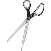 LEITZ Titan Papierschere 260mm, Qualitätsschere mit ergonomischen Soft-Grip Griffen und ultrascharfen titanbeschichteten Klingen, schwarz