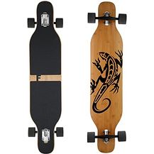 Bild für FunTomia FunTomia Longboard mit 3 Flex Stufen Drop Through Cruiser Komplettboard Mach1 Speed Kugellager T-Tool