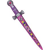 Liontouch Einhorn-Prinzessinnen-Schwert für Mädchen | Mittelalterliches Spielzeug für Rollenspiele mit Blumen & Edelsteinen | Schaumstoff-Accessoire, 45,5 cm, flexibel & sicher, dänisches Design