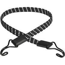 Bild für Master Lock 3229EURDAT Flaches Gummi-Spannseil mit Haken [80 cm langes Spannseil] [Reflektierendes Spannseil] [Doppelter Invershaken]