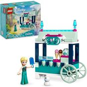 LEGO Disney Frozen Elsas Eisstand, Eiscreme-Spielzeug für Kinder mit Prinzessin Elsa-Puppe und Mini-Schneemann, Set zum Film Die Eiskönigin, spontanes Geschenk für Mädchen und Jungen ab 5 Jahren 43234