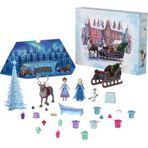 Bild für Mattel Disney Die Eiskönigin Kleine Anna- und Elsa-Puppen Adventskalender mit formbarem Sand und 24 Spielteilen