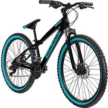 Bild für Galano Dirtbike 26 Zoll MTB G600 Mountainbike Fahrrad 18 Gang Dirt Bike Rad (schwarz/türkis, 33 cm)
