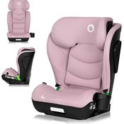 lionelo Autokindersitz NEAL I-SIZE, für Kinder von 100-150 cm, mit Isofix- und Gurtsystem, Getränkehalter, waschbarer Bezug, grau