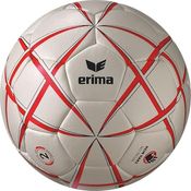 Erima Magic White Pro Handball (7202508), weiß/rot, mit überragendem Grip und Triple Shock System für weiches Spielgefühl