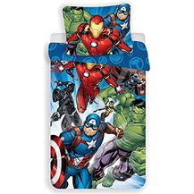 Bild für Jerry Fabrics Marvel Avengers Bedding Set Duvet Cover 140 x 200 cm and one Pillowcase 70 x 90 cm