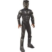 Rubies Offizielles Avengers Black Panther, Deluxe Kinderkostüm, Größe M, Alter 5-7 Jahre, 132 cm