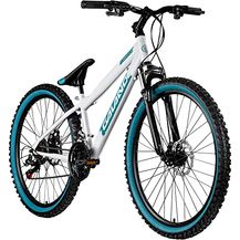 Bild für Galano Dirtbike 26 Zoll MTB G600 Mountainbike Fahrrad 18 Gang Dirt Bike Rad (weiß/türkis, 33 cm)