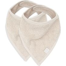 Bild für Jollein Lätzchen Bandana ca. 37 x 24,5 cm Nougat 2er Pack mit praktischen Druckknöpfen