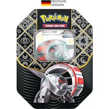 Bild für Pokémon-Sammelkartenspiel: Tin-Box Karmesin & Purpur – Paldeas Schicksale – Eisenrad-ex (1 holografische Promokarte & 4 Boosterpacks)
