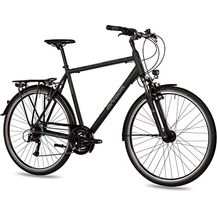Bild für Airtracks Herren Trekking Fahrrad 28 Zoll Trekkingbike TR.2820 Trekkingrad City Bike 24 Gang Shimano ACERA RD-T3000 Kettenschaltung Nabendynamo Schwarz Matt