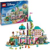 LEGO Disney Princess 43267 Prinzessinnenschloss mit Haustieren, 787 Teile, dreigeschossig, mehrfarbig, inkl. 10 Mini-Figuren