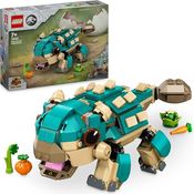 LEGO Jurassic World Baby Bumpy: Ankylosaurus, baubarer Spielzeug-Dinosaurier für Fans von Jurassic World: Neue Abenteuer, Geschenk für Jungen und Mädchen ab 7 Jahren 76962