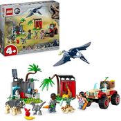 LEGO Jurassic World Rettungszentrum für Baby-Dinos, Set mit kleinen Dinosaurier-Figuren, darunter Triceratops, Ankylosaurus und Velociraptor, Geschenk zum Bauen für Jungs und Mädchen ab 4 Jahren 76963