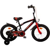 Volare Kinderfahrrad Super GT - Jungen - Rücktrittbremse, bis 60 kg, 85% zusammengebaut, 16 Zoll, 3 - 4,5 Jahre - Rot