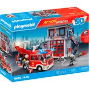 Playmobil® Konstruktions-Spielset Feuerwehr-Megaset (71603), Action Heroes, 50 Jahre, (185 St) - Preisvergleich