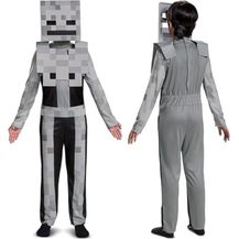 Bild für Minecraft Skeleton Classic Kinder-Kostüm M, Overall mit abnehmbaren Schulterteilen und Charaktermaske, geeignet für 7-8 Jahre (127-136 cm)