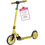 Hudora Cityroller Scooter Up 200, höhenverstellbarer und einklappbarer Kick-Scooter für Kinder, Alu-Leichtbauweise, Zweifarbendesign, mit Reflektoren