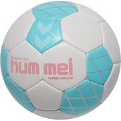 hummel Handball Hmlclassic Erwachsene Größe, Hochleistungsschale (PU), special soft foam (TPE), maschinell genäht, aufgeblasene Blase, geeignet für Resin, Blau