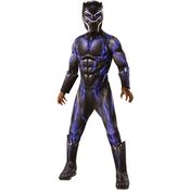 Rubie's Offizielles Luxuskostüm Black Panther, Avengers, Kindergröße S, 3-4 Jahre, Körpergröße 117 cm Halloween