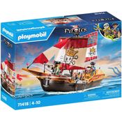 Playmobil® Piratenschiff (71418), Pirates Konstruktions-Spielset, (101 St), Made in Europe