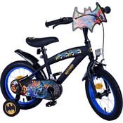 Batman Kinderfahrrad Jungen - Schwarz - Rücktrittbremse, 85% zusammengebaut, bis 60 kg, 3 - 6 Jahre, Stahlfelgen