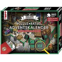 Bild für Puzzle-Rätsel-Adventskalender – Sabotage in der Spielzeugfabrik. 24 Puzzles mit insgesamt 960 Teilen: Verbesserte Neuauflage für noch mehr Puzzle-Spaß