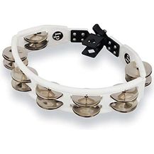 Bild für LP Latin Percussion LP162 Tambourin Cyclop montierbar Stahlschellen zweireihig weiß
