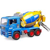 bruder 01063 MAN TGA Betonmisch LKW, 50 Jahre Sonderedition, 1:16, kippbares Fahrerhaus, drehbare Trommel, limitierte Ausführung