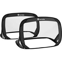 Bild für tectake 2er Set Fußballtore, Mini Pop-Up selbstentfaltend, für Kinder & Erwachsene, Tor für den Garten, inkl. Tragetasche (Schwarz 