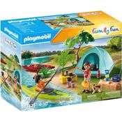 Playmobil® Konstruktions-Spielset Zelten (71425), Family & Fun, (54 St)