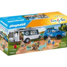 Bild für Playmobil® Konstruktions-Spielset Wohnwagen mit Auto (71423)
