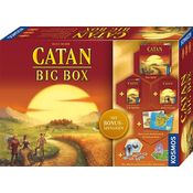 KOSMOS 682941 Catan - Big Box, 7-teilige Vorteilsbox, Starterset für Catan - Das Spiel, inklusive Ergänzung für 5-6 und Erweiterung mit Bonus-Szenarien, Strategiespiel, Brettspiel, Siedler von Catan