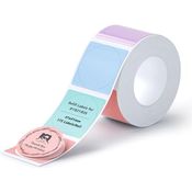 NIIMBOT Runde Etiketten für B21/B1/B3S Etikettendrucker, Thermoaufkleber 1.61"X1.61", 175 Stück, wasserdicht und ölbeständig