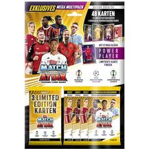Bild für Topps Match Attax UEFA Champions League TC 24/25 Mega Multipack mit 48 Karten + 3 Limited Edition Karten + Generation Now Karte