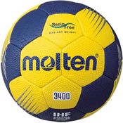 Molten Handball HF3400-YN, Harzfreier Trainingsball in Kunstleder mit gutem Grip
