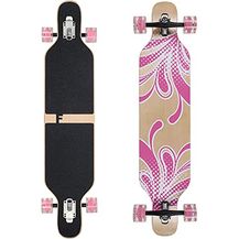 Bild für FunTomia Longboard Camber Flex1 106cm Drop Through Cruiser Komplettboard Mach1 Speed Kugellager T-Tool