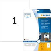 HERMA 9500 Wetterfeste Folienetiketten, selbstklebend, bedruckbar, matt, weiß, 10 Stück, 210 x 297 mm