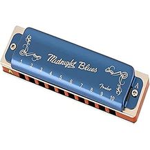 Bild für Fender® MIDNIGHT BLUES HARMONICA Harmonica Diatonic 10 Hole Tuning A Blue Limited Edition