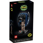 LEGO DC Comics Super Heroes Classic TV Series Batman Cowl 76238, 372-teiliger Bauhelm mit stabiler Basis und Informationsplakette für Erwachsene